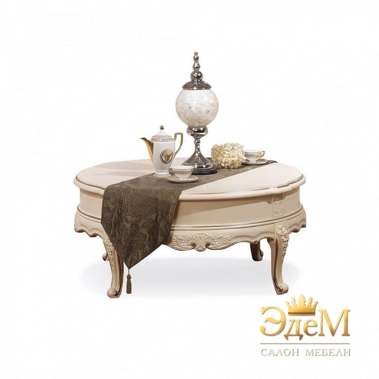 Aurora Стол кофейный круглый 1,1 м, 1100x1100x505