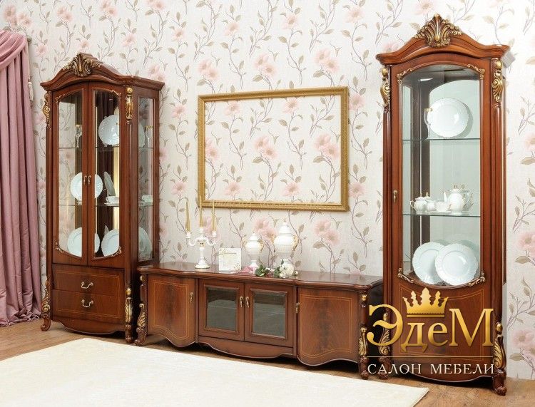 Afina орех с золотом ТВ зона