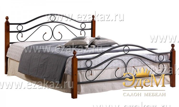 Кровать кованая AT 803 (метал. каркас) + основание