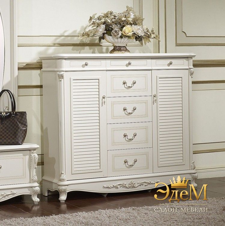 Afina бел с жемчугом Обувница 1,4 м, 1400х410х1210