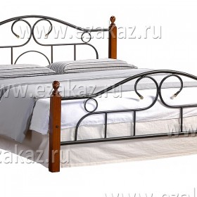 Металлическая кровать AT 808 (метал. каркас) + металл. основание
