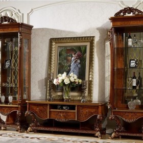 Роял (цвет: орех+золото) ТВ зона