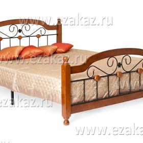 Кровать двуспальная AT 819 (метал. каркас) + основание