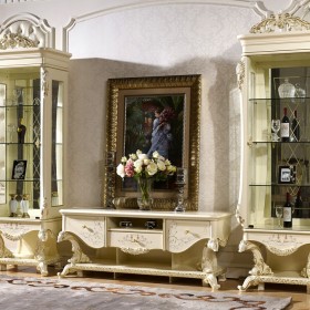 Роял (цвет: слоновая кость+золото) ТВ зона