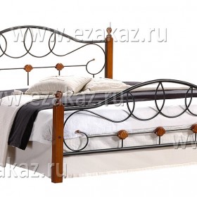 Кровать двуспальная AT 822 (метал. каркас) + основание