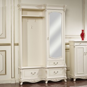 Afina бел с жемчугом Прихожая со шкафом, 1415х420х2240