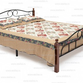 Металлическая кровать AT 808 (метал. каркас) + дерев. основание