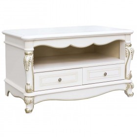 Afina бел с золотом Тумба под ТВ, 1100x650x630