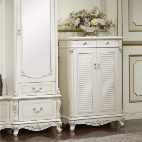 Afina бел с жемчугом Обувница 2-дверная 0,85 м, 850х410х1210