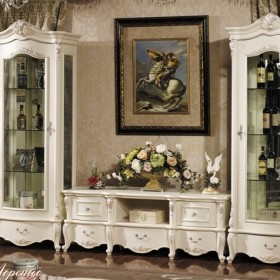 Лоренцо (белый+жемчуг) ТВ зона